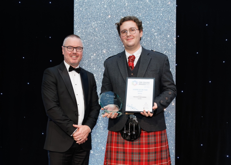 Christopher Kaan Caudwell: Winner 'Student of the Year Award'