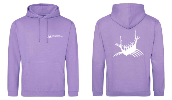 A photograph of a INS Hoodie mock up