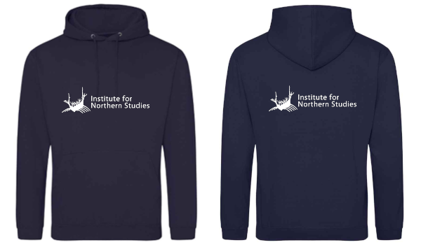 A photograph of a INS Hoodie mock up