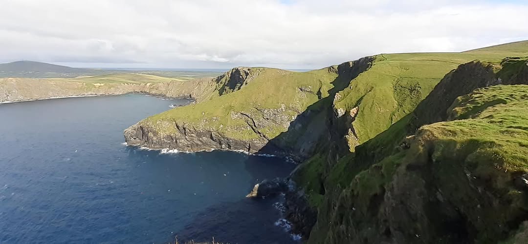 A photograph of the cliffs in Shetland A photograph of the cliffs in Shetland
