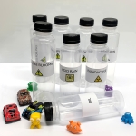 Some bottles and other objects