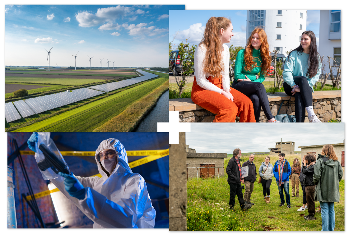 Selection of images showcasing humanities subjects